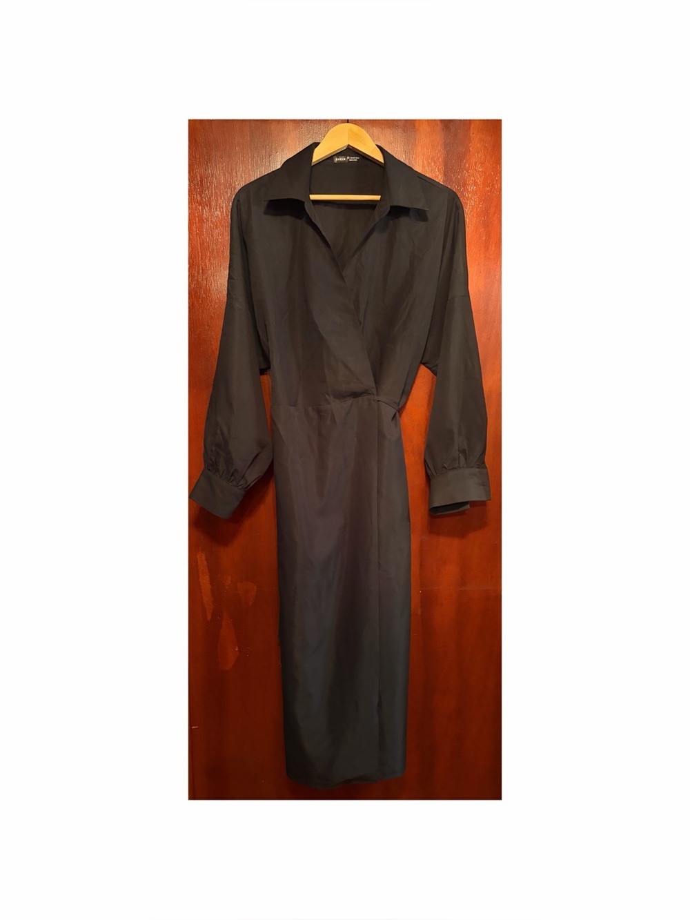 Shein Classic Black Wrap-Style Women's Dress